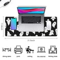 thumbnail image 5 of Long Mouse Pads for Desk,Black Halloween Ghosts with Boo Desk Mats on Top Of Desks, Desk Mouse Pad Extra Large with 3mm Non-Slip Base and Stitched Edge for Gaming,Office,Work,Home 31.5"x11.8", 5 of 6
