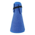 thumbnail image 4 of Fgnfyis Women Sun Shade Hat Korean Style Open Top Wide Brim Foldable Sunscreen Sun Cap Blue, 4 of 4