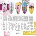 thumbnail image 1 of DPTALR Nail Stamping Plates Wacky Characters Pattern Nail Art Plate Stencil Line Pictures, 1 of 2