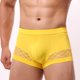 thumbnail image 5 of Ropa Interior Para Hombre, Calzoncillos De Nailon Con Empalme De Malla, Cintura Media, Algodón Transpirable, Para Jóvenes., 5 of 8