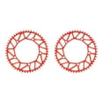 thumbnail image 4 of xinxixnxx Improved Performance And Wide Compatibility - Durable Bike Crank set Bicycles Crank Chain Ring 50T red 2Set, 4 of 6