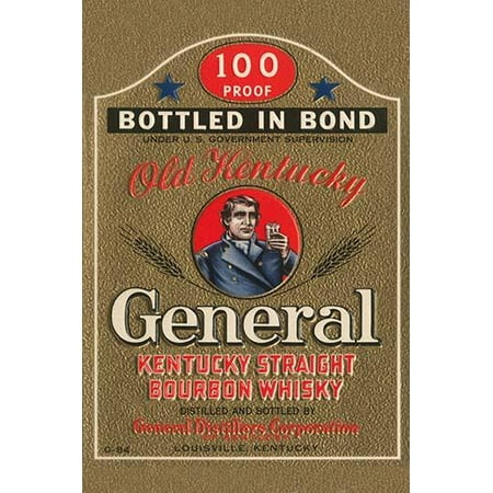 vintage liquor label from a no longer distilled whiskey