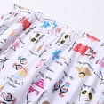 thumbnail image 4 of Defitshape Women's Two Piece Pj Cotton Blend Capri Pajama Set Short Sleeve Pant Soft Sleepwear Printed Patterned Lightweight Cute Patterned4 Small, 4 of 5