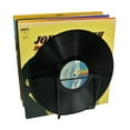 thumbnail image 6 of L-Premium 6" x 6" x 6" Black Iron Vinyl Record LP Album Storage Rack, 6 of 8