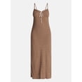 thumbnail image 4 of No Boundaries Woven Sweetheart Maxi Dress, Women’s XXS-XXL, 4 of 4