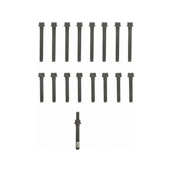 Head Bolt Set - Compatible with 1982 - 1993 Chevy S10 2.8L V6 1983 1984 1985 1986 1987 1988 1989 1990 1991 1992