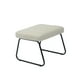 thumbnail image 4 of Sillón Individual Top Living con Taburete Reposapiés Terciopelo Beige, 4 of 12
