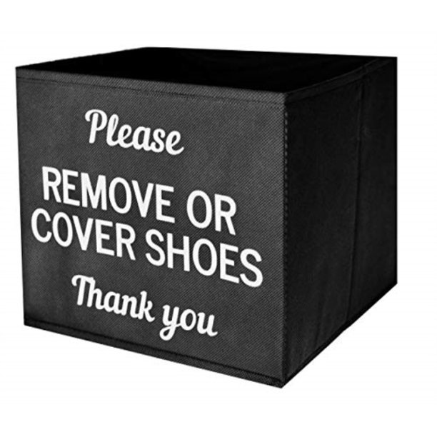 re goods shoe cover box disposable shoe bootie holder for realtor