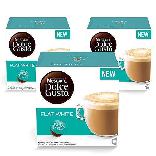 Nescafe Dolce Gusto FLAT WHITE coffee pods for Dolce Gusto Machines 48