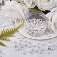 thumbnail image 4 of 200pcs 6mm White Howlite Beads Semi Precious Beads Round Smooth Gemstones Spacer Beads Elastic Thread Plastic Bead Containers for Bracelet Necklace, 4 of 5