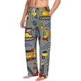 thumbnail image 3 of Kdxio Funny Construction Print Men's Sleep Pajama Pant Lounge Pants with Pockets, 3 of 8