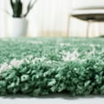 thumbnail image 4 of SAFAVIEH Venus Shag Waverly Trellis Runner Rug, Green/Ivory, 2'2" x 8', 4 of 8