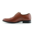 thumbnail image 2 of Ferro Aldo Charles MFA19569L Mens Classic Captoe Lace Up Oxford Casual Dress Shoes, in Brown, Men's Size 8, 2 of 7