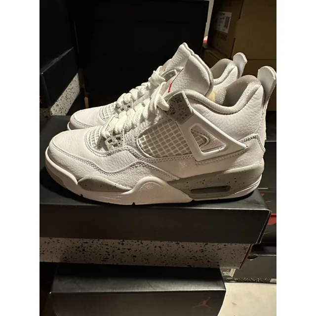 Ni - ke Jordan 4 Retro White Oreo 2021 | CT8527-100 DJ4699-100 | Men's & GS | Fast Ship