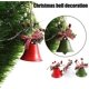 thumbnail image 2 of Adornos de campana,Decoraciones de árboles de campanas rojas,Pequeños adornos de árboles colgantes,Decoraciones colgantes de árboles,para puertas interiores, 2 of 5