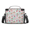 thumbnail image 3 of Lunch Box Pioneer Flower Floral Print Pattern Insulated Lunch Bag for Women Men,Medium Leakproof Lunchbox Cooler Bag Adjustable Strap,10 X 6.7 X 8 Inches, 3 of 6