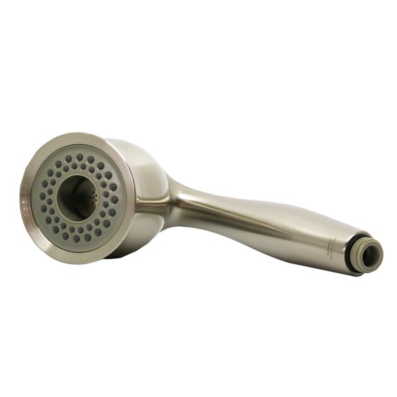 ShowerMe Handheld Shower Head Brushed Nickel - Dual Spray, 60 Inch Hose, Easy Install