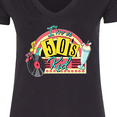 thumbnail image 4 of Inktastic I'm a 50's Kid 1950's Style Birthday Jukebox Women's V-Neck T-Shirt, 4 of 5
