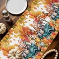 thumbnail image 2 of Thanksgiving Gnome Table Runner, Autumn Thanksgiving Kitchen Dining Table Decoration for Home Party Decor 13x108 Inches, 2 of 9