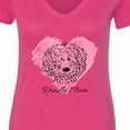 thumbnail image 4 of Inktastic Doodle Mom Women's V-Neck T-Shirt, 4 of 5