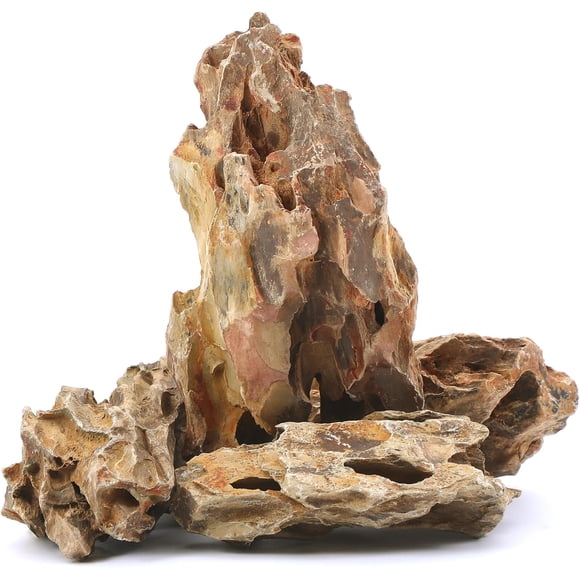 Natural Dragon Stone to .cm Aquarium Rocks for Aquascaping Aquarium Landscaping Terrariums Fish Tank Decoration Vivariums Paludarium Reptile and Amphibian Enclosures