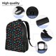 thumbnail image 5 of Fotbe Multicolored Butterflies Mochila de Viaje para Laptop, Mochila Ejecutiva Delgada y Resistente 15.6", 5 of 8