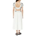 thumbnail image 2 of Free People Lotus Set Dress (Womens, White/Black Combo, XL (Women's 14)), 2 of 2