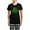 With Checker Pant, variant on CafePress - Shamrock Of Shamrocks Pajamas - Women's Short Sleeve Print T-Shirt and Pants Dark Cotton Pajama Set