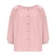thumbnail image 2 of TaTaai Women's crew neck 3/4 sleeve top, solid color, linen cotton fabric, lantern sleeve, button detail, casual stylish, breathable comfortable, ideal for daily outings & brunch dates Gift, 2 of 7