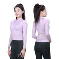 thumbnail image 3 of INBIKE Maillot de ciclismo de manga larga para mujer, ropa de ciclismo para primavera y verano, transpirable, para bicicleta de montaña y carretera, que absorbe el sudor, 3 of 5
