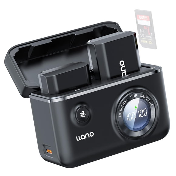 Cargador de batería Llano NP-FZ100, paquete de 2 unidades con USB dual rápido de 18 W