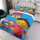 thumbnail image 3 of Sid el Niño Científico Conjunto de sábanas temático, trío de piezas, cómodo y amigable con la piel, diseño único, regalo de decoración para el hogar para familiares, amigos y fans,173cm *218cm, 3 of 6