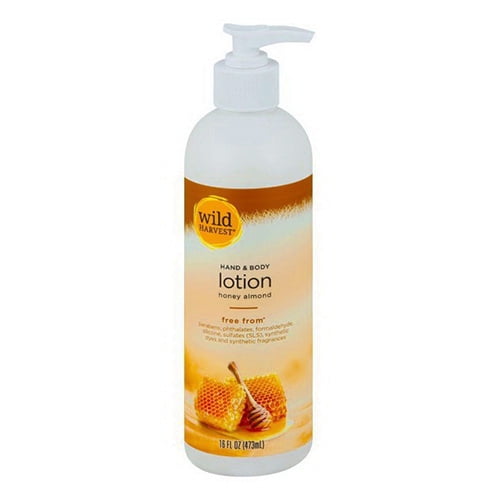 Wild Harvest Hand and Body Lotion, Honey Almond, 16 Oz