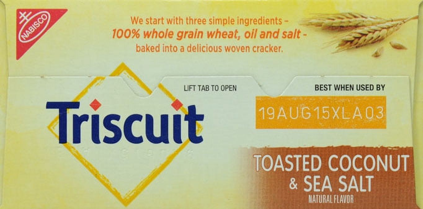 Nabisco Triscuit Toasted Coconut & Sea Salt Crackers, 9 Oz. - image 4 of 4
