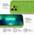 thumbnail image 5 of Compatible with iPhone 13 Pro Case, Cheetah Print Shockproof Soft TPU Protective Case for Women Girls, Slim Anti Scratch Leopard Case for iPhone 13 Pro 6.1 Inch, Green, 5 of 15