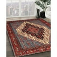 thumbnail image 2 of Ahgly Company Indoor Rectangle Traditional Dark Almond Brown Persian Area Rugs, 8' x 12', 2 of 6