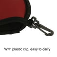 thumbnail image 4 of Uxcell Portable Pouch Pocket Washer Bag with Clips Golf Ball Cleaner Red 2 Pack, 4 of 5