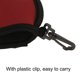 thumbnail image 4 of Limpiador de Pelotas de Golf Portátil Unique Bargains Bolsa con Clips Rojo Paquete de 2, 4 of 5