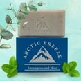 thumbnail image 4 of Gents Variety Men's Body Soaps - Moisturizing Bar Soap for Men, Smell Fresh and Clean, Washing Hands & Body, All Skin Types for Bath and Shower (Arctic Breeze), 4 of 6
