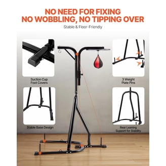 XMark Full Commercial Heavy Bag Stand with Speed Bag Platform XM