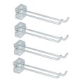 thumbnail image 3 of FONDOTIN 4Pcs Pegboard Display Hook Silver Space Saving for Homeowners, 3 of 5