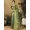 Lunar Green, variant on Striped Pattern Satin Silk Saree With Designer Pallu And Tassels – Lunar Green