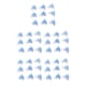 thumbnail image 2 of Botones de sujetadores Billuyoard Paquete de 50 accesorios de ropa puntada bordado azul, 2 of 6