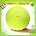 thumbnail image 3 of Pelota de tenis gigante para perros, pelotas de tenis grandes inflables de 9,5 pulgadas, pelota de tenis grande, pelota gigante para perros, pelotas de tenis de gran tamaño, 3 of 7