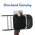 thumbnail image 5 of Mainstays Deluxe Vinyl Padded Seat and Back Folding Chair, Black, 5 of 11