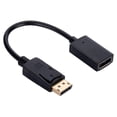 thumbnail image 4 of Adaptador convertidor de señal compatible con DisplayPort a HDMI de cable DP macho a hembra, 4 of 5