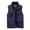 Dark Blue, variant on jjayotai Mens Coat Jacket Clearance Men's Sleeveless Work Clothes Jacket Solid Color Stand Collar Vest Multiple Pockets Outdoor Sports Photography Leisure Coat