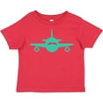 thumbnail image 3 of Inktastic Cute Teal Airplane Boys or Girls Toddler T-Shirt, 3 of 5