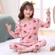 thumbnail image 1 of Pijamas de Navidad para niños y niñas, ropa de dormir de oso de dibujos animados, ropa de conjunto de noche, 6, 8, 10, 12 y 14 años, 1 of 4