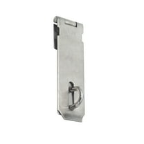 MLINS 2Pcs 3 Inches Padlock Hasp Door Clasp Hasp Lock Latch Stainless Steel Lock for Fastening Gate Cabinet Door (Silver)